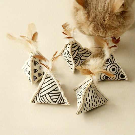 Pet Hi Toy Geometric Triangle Bag
