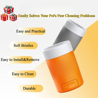 Pet foot wash cup