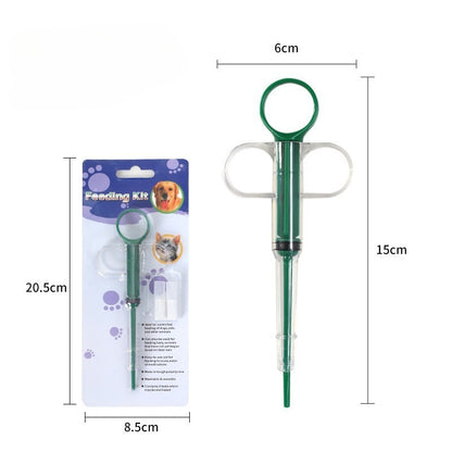 Pet water feeding drug injector