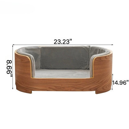 Solid wood pet nest