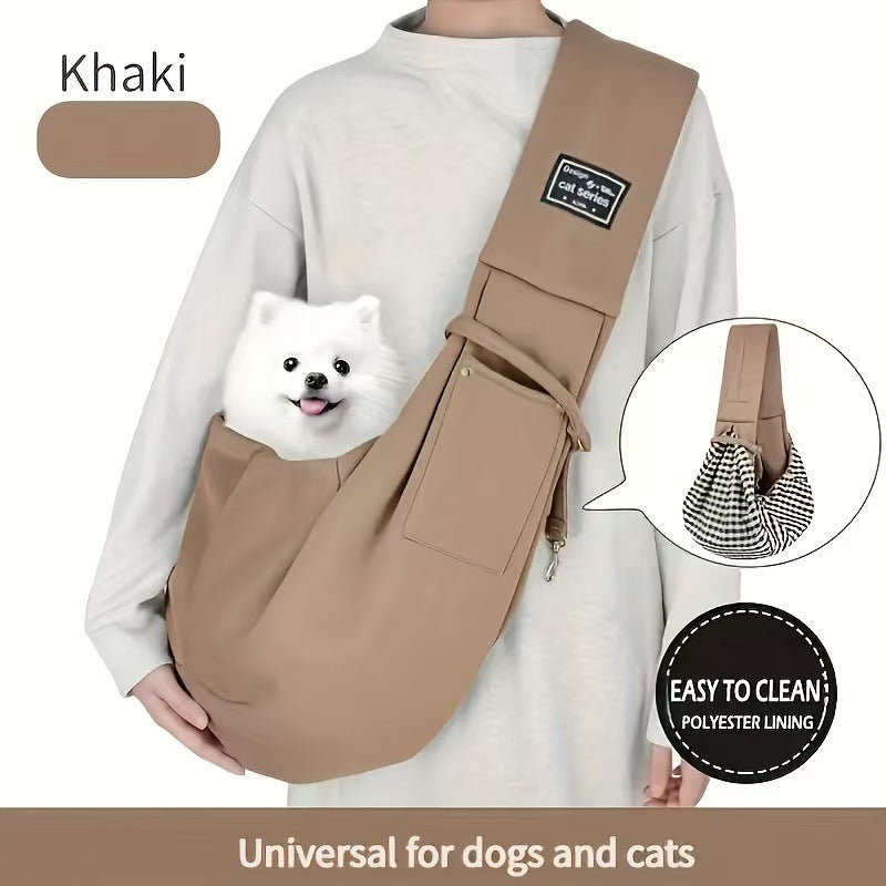 Adjustable shoulder straps go out portable bag large capacity breathable pet bag