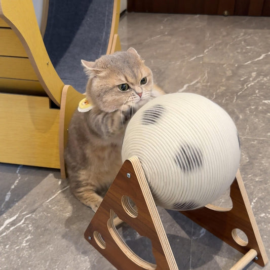Cat toy sword hemp ball