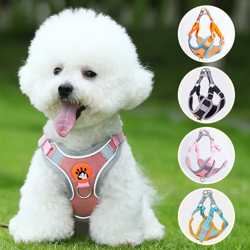 Dog vest leash