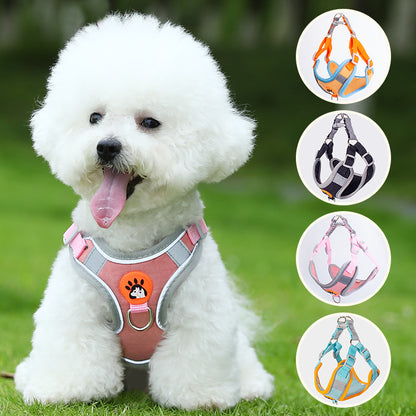 Dog vest leash