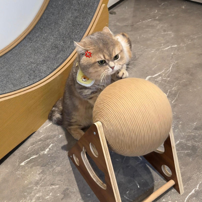 Cat toy sword hemp ball