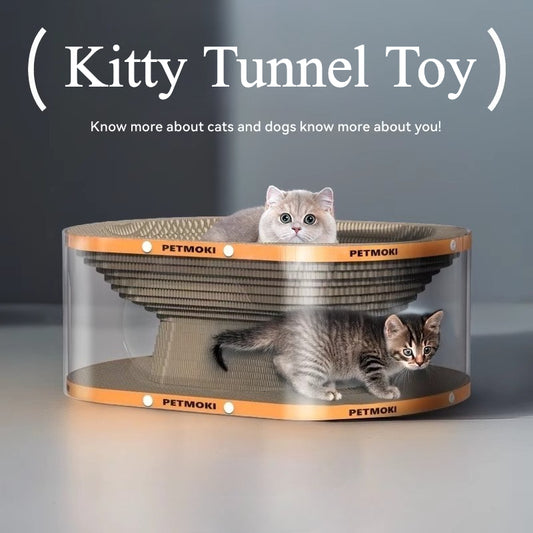 Cat's nest tunnel toy
