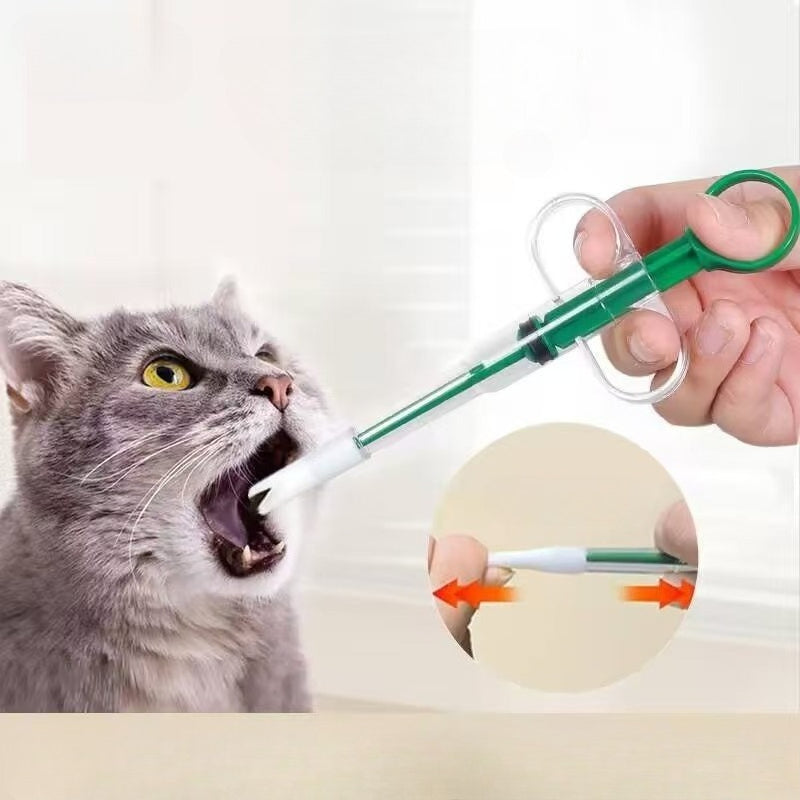 Pet water feeding drug injector